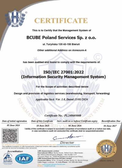 ISO 27001 BCUBE EN