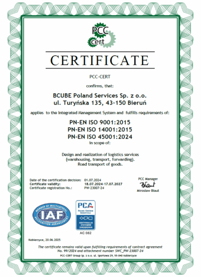 ISO 9001 14001 45001 EN